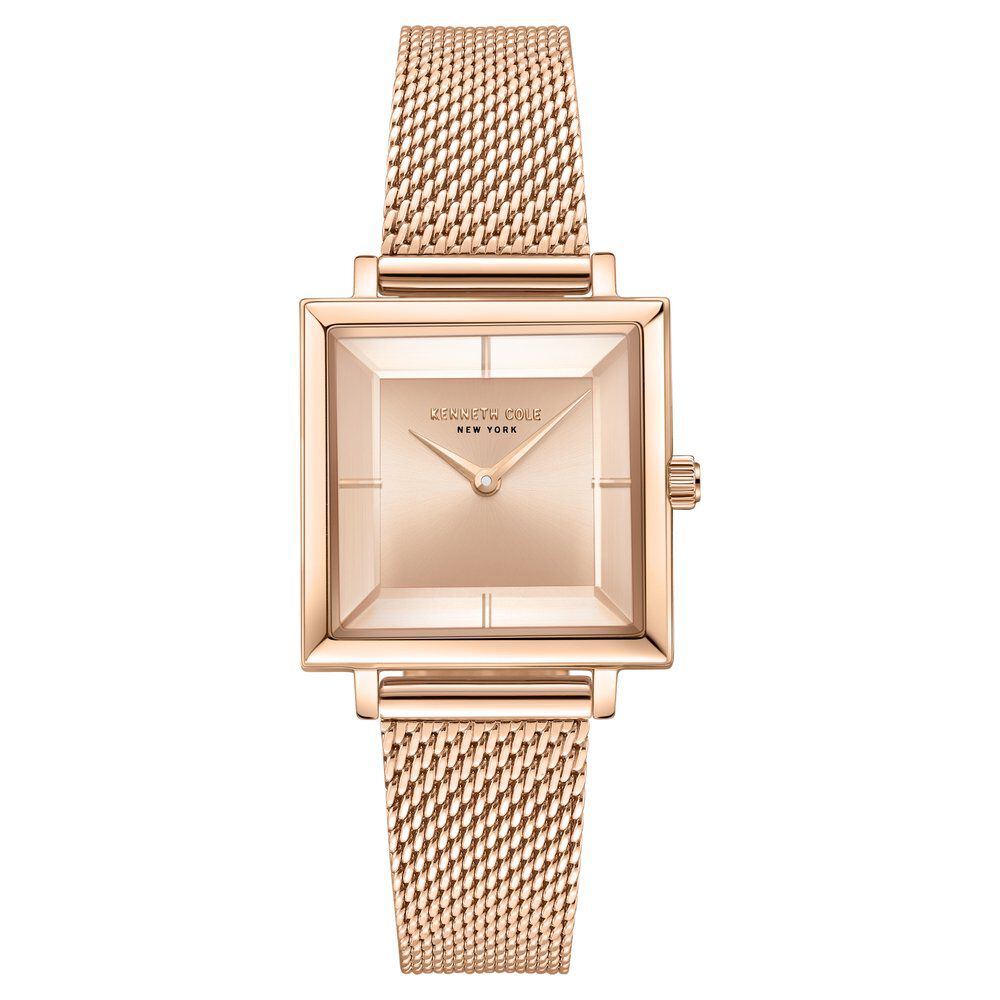 Buy Online Kenneth Cole Quartz Analog Rose Gold dial Metal Strap
