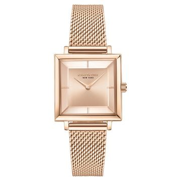 Kenneth Cole Quartz Analog Rose Gold dial Metal Strap Watch for Women