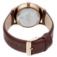 Poze by Sonata Quartz Analog Silver Dial PU Leather Strap Watch for Men - image number 4