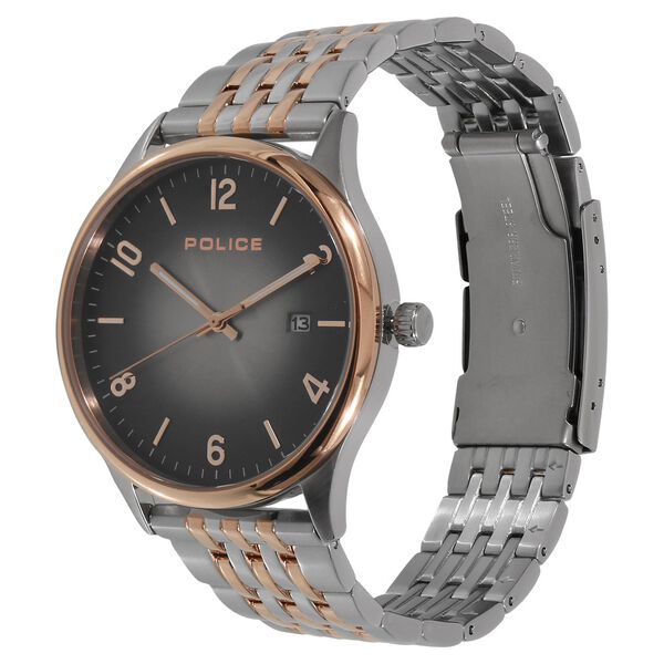 Police Quartz Analog Grey Dial Metal Strap Watch for Men - image number 1