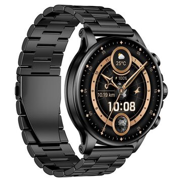 Fastrack Marvellous FX2 Unisex Smart Watch With Black Metal Strap
