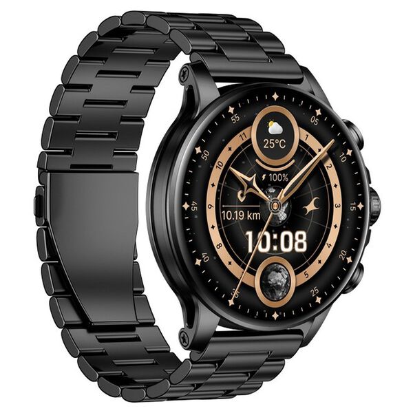 Fastrack Marvellous FX2 Unisex Smart Watch With Black Metal Strap - image number 1