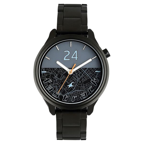 Fastrack Road Trip Quartz Analog Blue Dial Stainless Steel Strap Watch for Girls - image number 0