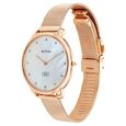 Titan Edge Metal Ladies Allure Quartz Analog Mother Of Pearl Round Dial Rose Gold Stainless Steel Strap Watch For Women - image number 3