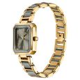 Sonata Poze Quartz Analog Green Dial Two Toned Metal & Plastic Strap Watch For Women - image number 4