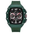 Ducati Quartz Multifunction Black Dial Green Silicone Strap Watch For Men - image number 0