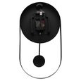 Titan Contemporary Modern Metallics Pendulum Wall Clock with Black Dial Silent Sweep Technology - 45.cm x 24.5 cm - image number 4
