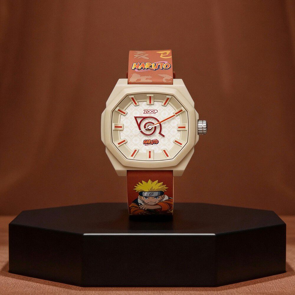 ★　satooo　★ Buy Online Zoop Naruto Analogue Watch with Beige Case and Burnt