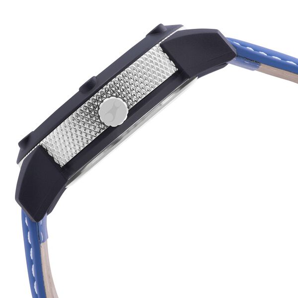 Fastrack Modular Quartz Analog Silver Dial Leather Strap Watch for Guys - image number 3