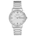 Sonata Quartz Analog with Day and Date White Dial Stainless Steel Strap Watch for Men - image number 0