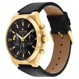 Tommy Hilfiger Multifunction Black dial Leather Strap Watch for Men - image number 1
