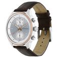 Titan Quartz Multifunction Silver Dial Leather Strap Watch for Men - image number 1