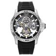 Police Quartz Analog Grey Dial Black Silicone Strap Watch For Men - image number 0