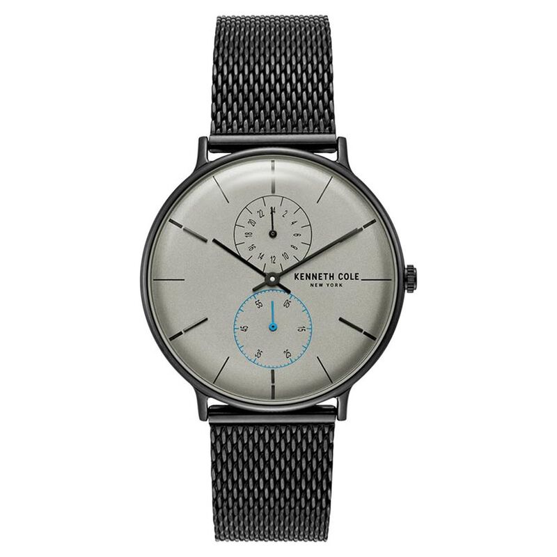 Kenneth Cole Quartz Multifunction Grey Dial Stainless Steel Strap Watch for Men - image number 0