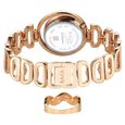 Titan Raga Glimmers Quartz Analog Mother of Pearl Dial Rose Gold Metal Strap Watch For Women - image number 5