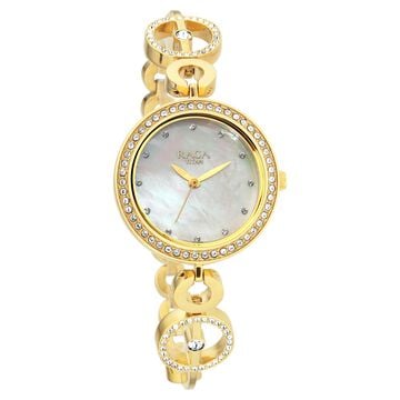 Titan Raga Mother of Pearl Dial Women Watch With Metal Strap