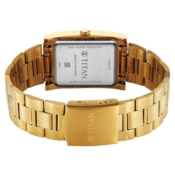 Titan Karishma Wedding Edit Analog with Day Date With Green Dial Two Toned Stainless Steel Strap Watch for Men - image number 6