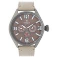 Titan Analog Black Dial with Date Leather Strap Watch for Men