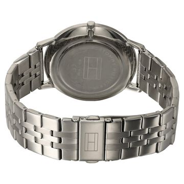 Tommy Hilfiger Quartz Analog White Dial Stainless Steel Strap Watch for Men
