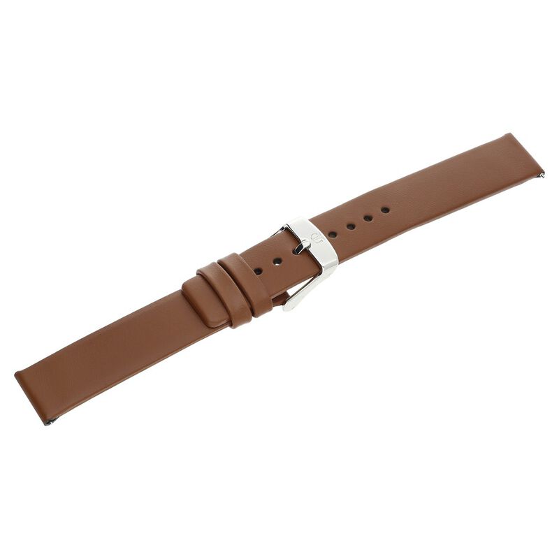 16 mm Brown Genuine Leather Strap for Women - image number 3