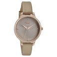 Poze by Sonata Quartz Analog Pink Dial Leather Strap Watch for Women - image number 1