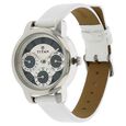 Titan Quartz Multifunction White Dial Leather Strap Watch for Women - image number 1