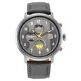 Titan Octane Aerobatics Anthracite Dial Chronograph Leather Strap Watch for Men - image number 1