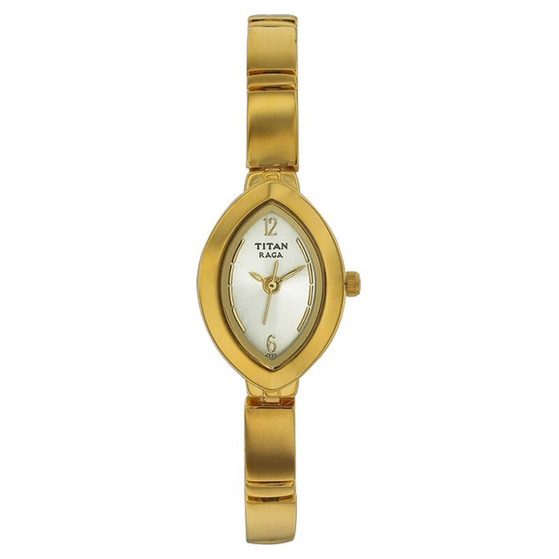 Titan Quartz Analog with Date Silver Dial Watch for Women