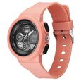 Zoop By Titan AnaDigi Quartz Digital Black Dial With Pink Plastic Strap Watch For Kids - image number 2