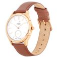 Xylys Swiss Analog Brown Leather Strap Mother of Pearl Dial Watch For Women - image number 2