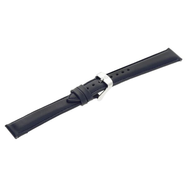 18 mm Blue Genuine Leather Strap for Men - image number 3