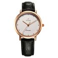 Titan 40 years Quartz Analog Silver Dial Black Leather Strap Watch For Women - image number 0