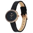 Vyb Mirage By Fastrack Quartz Analog Black Dial Black Split leather Strap Watch For Girls - image number 4