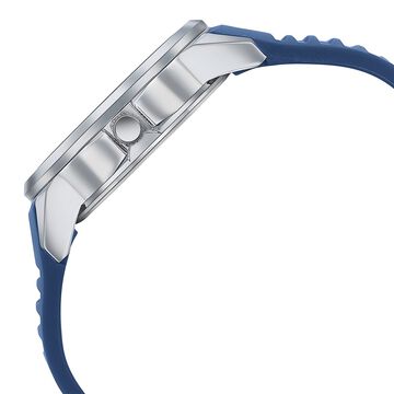 Sonata Poze Quartz Analog Blue Dial Plastic Strap Watch For Men