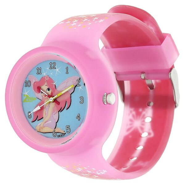 Zoop Analog Watch with Blue Dial Pink Strap for Girls Kids, from House of  Titan