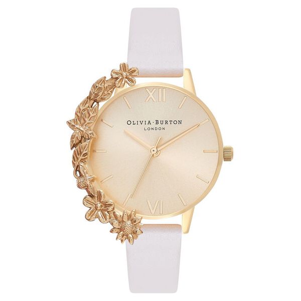 Olivia Burton Quartz Analog Golden Dial Watch for Women - image number 0