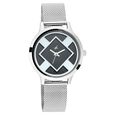 Fastrack Fit Outs Quartz Analog Blue Dial Metal Strap Watch for Girls