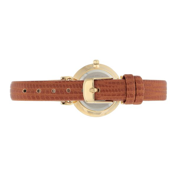 Anne Klein Quartz Analog Mother of Pearl Dial Leather Strap Watch for Women - image number 3