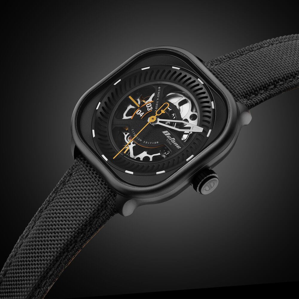 Titan fabric shop strap watch