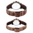 Titan Bandhan Quartz Analog with Date Brown Dial Stainless Steel Strap Watch for Couple - image number 4