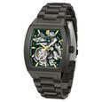 Kenneth Cole Gun Metal Automatic Stainless Steel Bracelet Watch For Men - image number 1