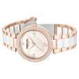 Kenneth Cole Quartz Analog White Dial White Stainless Steel & Ceramic Strap Watch For Women - image number 2