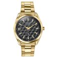 Sonata Poze Quartz Analog Two Toned Dial Golden Colour Stainless Steel Strap Watch For Men - image number 2