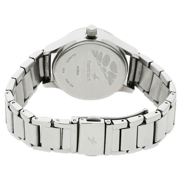 Buy Online Fastrack Quartz Multifunction Silver Dial Stainless