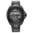 Fastrack Automatics Black Dial Brown Stainless Steel Strap Watch For Guys