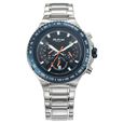 Titan Quartz Chronograph Black Dial Stainless Steel Strap Watch for Men