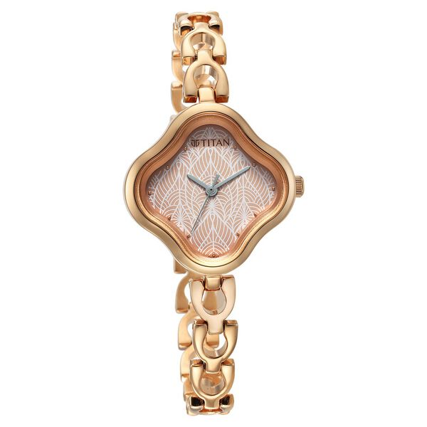 Titan Karishma Rose Gold Analog Metal Strap Watch for Women - image number 1