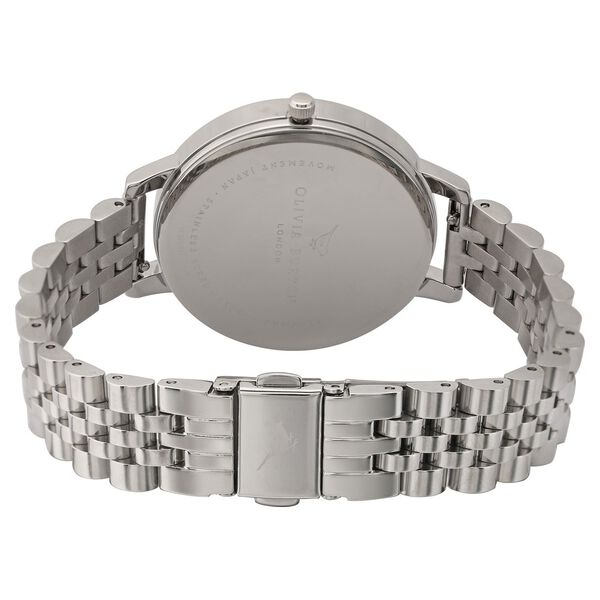 Olivia Burton Quartz Analog White Dial Stainless Steel Strap Watch for Women - image number 4