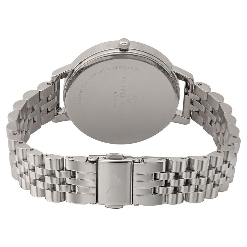 Olivia Burton Quartz Analog White Dial Stainless Steel Strap Watch for Women - image number 4