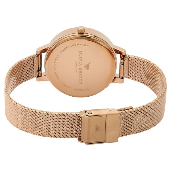 Olivia Burton Quartz Analog Rose Gold Dial Stainless Steel Strap Watch for Women - image number 4
